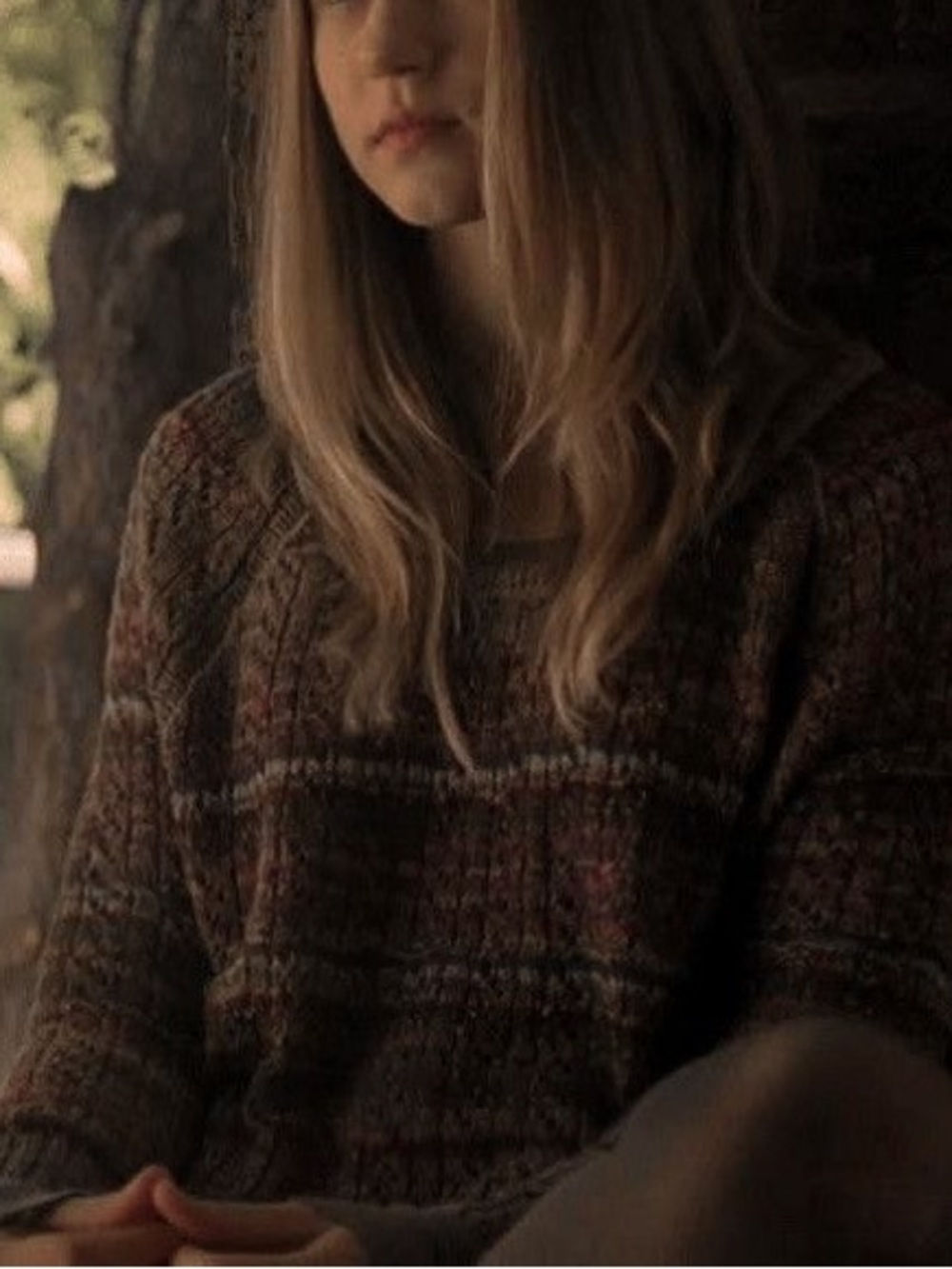 Free People lost in the forest sweater